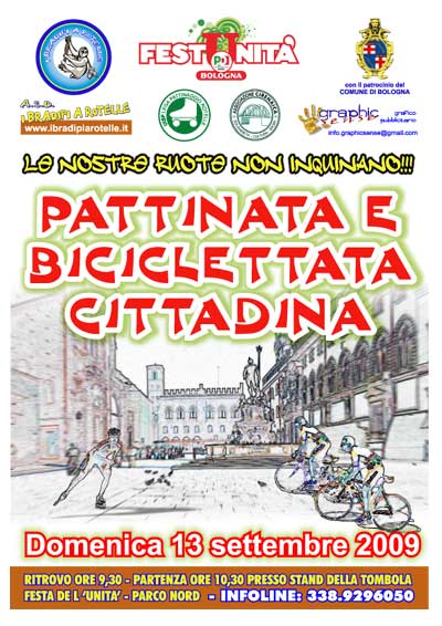 PATTINATA e BICICLETTATA CITTADINA 2009: 